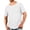 c01White, variant on USNSM Mens Plus Size T-Shirts Cotton Short Sleeve Pocket Tee Shirt Casual Crew Neck Moisture Wicking Soft Basic Top Shirts Blue XXXXL