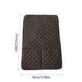 thumbnail image 3 of Boovnll Solid Color Checkered Sofa Armrest Cushion Headrest Cushion with Two Storage Pockets Recliner Armrest Towel Rainproof Dirt Resistive and Scratch Resistive, 3 of 7