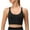 Black, variant on Jacenvly Bras for Women No Underwire Solid Soft Comfortable Sports Bras Comfort Oman Bras with String Quick Dry Shockproof Running Fitness Underwear Black
