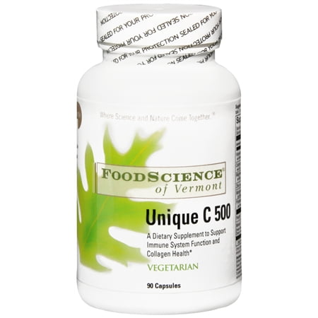 FoodScience of Vermont Unique C 500 mg - 90 Ea