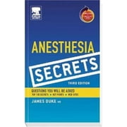 Anesthesia Secrets: with STUDENT CONSULT Access [Paperback - Used]