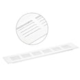 thumbnail image 5 of Rectangle Shape Ventilation Grille Aluminum Alloy Louvered Air Vents 9.84 x 1.97 Inch for Wardrobe Cupboards, 5 of 5