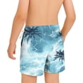 thumbnail image 6 of ITSAME Boys Swim Trunks, Fashion Print Elastic Waist Quick-Dry Summer Casual Beach Swim Shorts with Pockets Multicolor 10-11T, 6 of 7