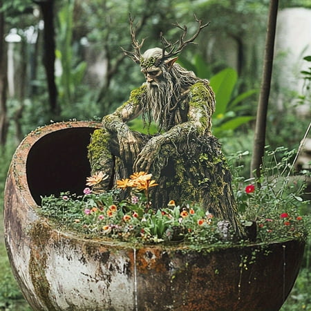 Fuebueo Yard Decorations Outdoor Garden Statues Garden Decor Unique Birthday Housewarming Gifts for Mom, Women