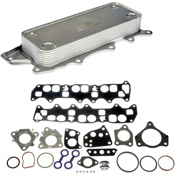 Dorman 904-981 Engine Oil Cooler for Specific Dodge / Jeep / Mercedes-Benz Models, Natural