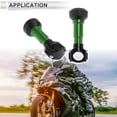 thumbnail image 3 of Protector de guardabarros de motocicleta de aleación de aluminio y plástico de 1.1"-1.3" con slider de marco único Bargains 2.39" 6.73" 2 piezas de tornillo verde 2 juegos, 3 of 7