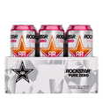 thumbnail image 3 of Rockstar Pure Zero Tangerine Mango Guava Strawberry Energy Drink, 16 fl oz, 12 Pack Cans, 3 of 5