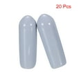 thumbnail image 2 of 20Pcs Rubber End Caps 4mm ID Vinyl Round Tube Bolt Cap Cover Screw Thread Protector Grey, 2 of 5