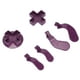 thumbnail image 3 of Reemplazo de paletas de control de metal de acero inoxidable para Xbox One Elite Series 2 (morado), 3 of 14