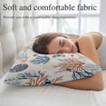 thumbnail image 5 of Blue Coastal Throw Pillow Covers, Summer Beach Coral Shell Starfish Vintage Soft Breathable Pillow Cases with Invisible Zipper for Sleeping, Toddler Pillowcases for Couch Bed Sofa Chair 12x20 Inches, 5 of 9