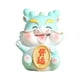 thumbnail image 1 of Injueey Estatua de dragón hecha a mano para decoración del zodiaco chino, estatuilla de dragón chino, estatua de dragón de Año Nuevo Decoración del hogar azul afortunado, 1 of 6