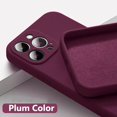 thumbnail image 1 of Liquid Silicone Phone Case For iPhone 15 14 13 12 11 Pro Max Plus Fashion Soft Bumper Cover funda, 1 of 7