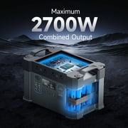 ALLPOWERS S2000PRO 2400W Solar Generator Kit with 140W Foldable Solar Panel, 1451Wh Portable Power Station with MPPT Fast Solar Charging for Home Backup, Camping, RV, Off-Grid