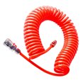 thumbnail image 1 of Homoyoyo Manguera De Aire Para Compresor Tubo Espiral Flexible Con Conector PU Resistente, 1 of 8