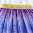 thumbnail image 5 of TOOYOU Girls Skirts Children Holiday Party Tutu Starlight Vel Rainbow Party Dance Skirts Sweet Girl Basic Short Skirt Size 18-24 Months Pink, 5 of 8