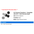 thumbnail image 2 of A/C Pressure Transducer - Compatible with 2013 - 2022 Chevy Spark 2014 2015 2016 2017 2018 2019 2020 2021, 2 of 2