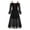 Brown, variant on KICILVS Vampire Costume Women Cold Shoulder Lace up Sheer Long Sleeve Maxi Dress Elegant Gothic Cosplay Halloween Dress