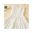thumbnail image 6 of Bagilaanoe Toddler Baby Girl Cotton Linen Dress Lace-up Sleeveless Halter Dress Summer Beach Dress, 6 of 8
