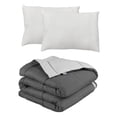 thumbnail image 1 of Edredón Dos vistas Queen Size Rogga Gris Oxford - Gris Perla + Almohada Frosty 2, 1 of 8