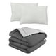 thumbnail image 1 of Edredón Dos vistas Matrimonial Rogga Gris Oxford - Gris Perla + Almohada Frosty 2, 1 of 8