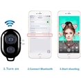 thumbnail image 2 of Control de obturador remoto inalámbrico activado con cámara,compatible con postes de selfie de un solo pie, compatible con la Cámara Samsung iPhone de Apple y compatible con todos los dispositivos ios, 2 of 6