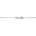 thumbnail image 4 of Real 14kt White Gold .65mm Diamond Cut Round Open Link Cable Chain; 20 inch; for Adults and Teens; for Women and Men, 4 of 5
