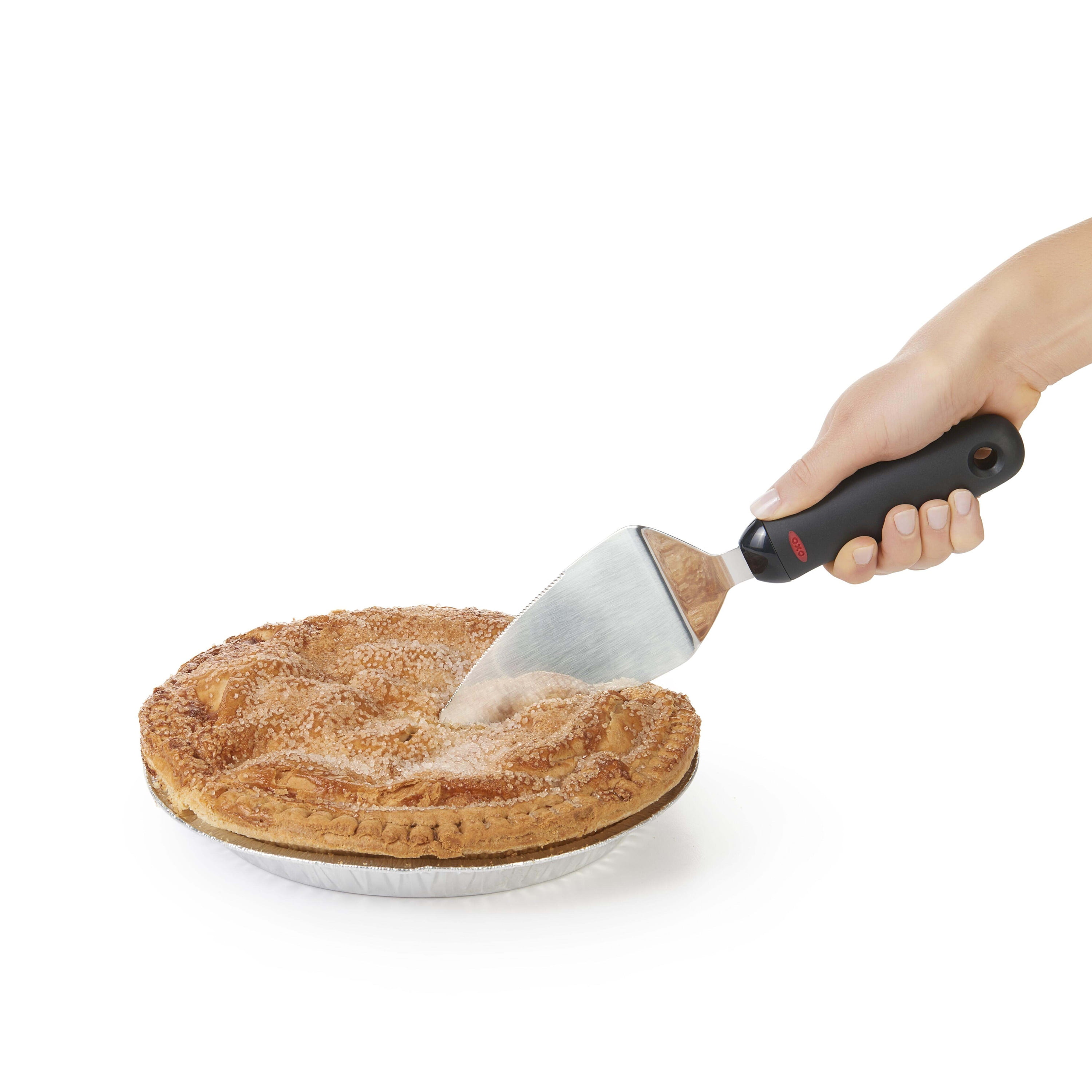 (4 pack) OXO Softworks Stainless Steel Pie Server with Non-Slip Handle