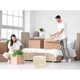 thumbnail image 6 of Unique Bargains 1 Pc Clothes Storage Foldable Storage Bags Beige 19*19*19in, 6 of 7