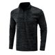 thumbnail image 4 of Txlixc Pullover de hombre, chaqueta de manga larga con cuello de color de contraste, cremallera Txlixc  moda, 4 of 8