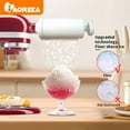 thumbnail image 4 of IAGREEA Shaved Ice Machine, Kitchenaid Ice Cream Maker With 8 Ice Molds For Kitchen Auxiliary Mixers, 4 of 8