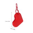 thumbnail image 2 of unbranded Llavero Labial Rojo De Silicona Con Protección Suave Para Uso Portátil, 2 of 7