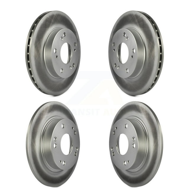 Genius Front Rear Coated Disc Brake Rotors Kit for Car Honda Civic KG-100912