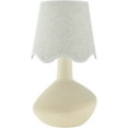 thumbnail image 5 of Livabliss Aviara Rustic Accent Table Lamp, 15-inch, Cream with Wheat Shade, 5 of 5