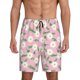 thumbnail image 1 of Balery Daisies Flowers Pantalones cortos de pijama de punto de algodón para hombre con cinturilla y bolsillos-Large, 1 of 6