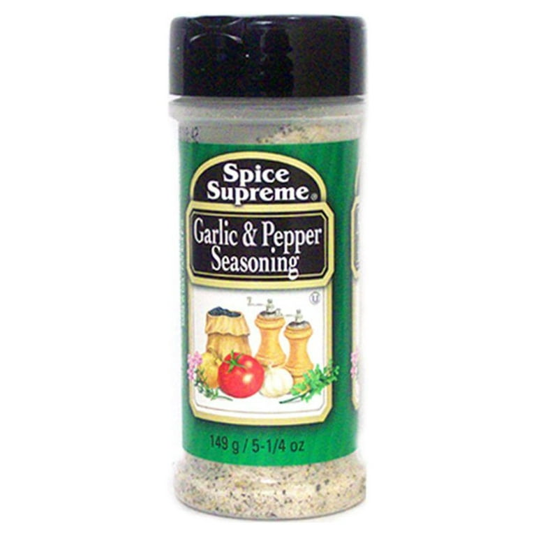 Spice Supreme - Garlic & Pepper Seasoning (149g) 380147 - Pack of