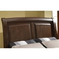 thumbnail image 3 of Furniture of America Glinda Wood California King Sleigh Bed in Brown Cherry, 3 of 4