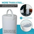 thumbnail image 7 of L.A.  Magic Diaper Pail - Patented Odor-Free System with Child-Safe Lock, No Refills Required, White, 7 of 7