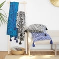 thumbnail image 6 of Rochelle Porter Design Oga Throw Black, 50in x 60in, Rectangle, Black, White, 1 Piece, Cotton, Adult, 6 of 8