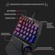 thumbnail image 4 of Teclado para juegos con cable Teclado mecánico Teclado basculante de presión automático para una mano Teclado para zurdos F, 4 of 4