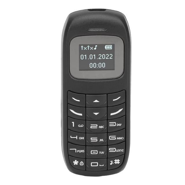 Mini teléfono celular red 2G Tarjeta SIM dual de alta seguridad Reproductor de música de teléfono celular desbloqueado de doble modo de espera para música ANGGREK Otros