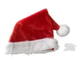 thumbnail image 3 of Sombrero de Papá Noel Sunnimix Cálido de invierno con cejas felpa Clásico Grande para Unisex, 3 of 8