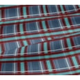 thumbnail image 5 of oneOone Viscose Jersey Fabric Madras Check Print Fabric BTY 60 Inch Wide, 5 of 5
