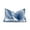 Navy Blue Palm Leaf 12"x20", variant on Hofdeco Premium Coastal Hampton Style Patio Indoor Outdoor Pillow Cover Only, 20"x20" Water Resistant for Backyard, Couch, Navy Blue Embroidered Square Line