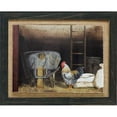 thumbnail image 1 of Artistic Reflections P496 20 x 16 in. Chicken Feed Primitive Country Farm Lanscape Art Print, 1 of 1