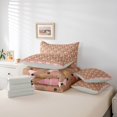 thumbnail image 6 of Erosebridal rodent Animal Capybara 7-Piece Bedding Comforter Set,Pink Brown King Bedding Sets For Kids ,Reversible Gray, 6 of 7