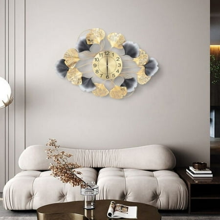Modern Battery Operated Large Wall Clock 3D Wall Watch Living Room Home Decor