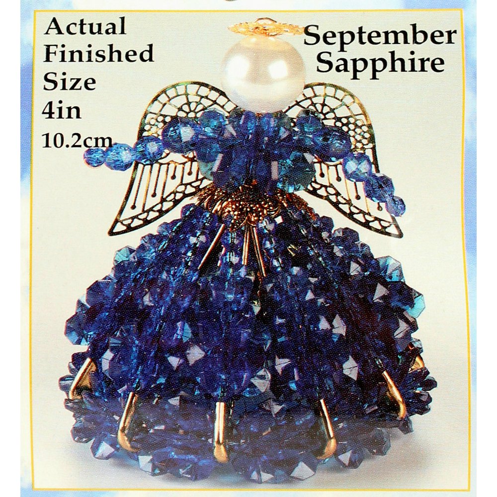September Birthstone Angel Christmas Ornament Kit