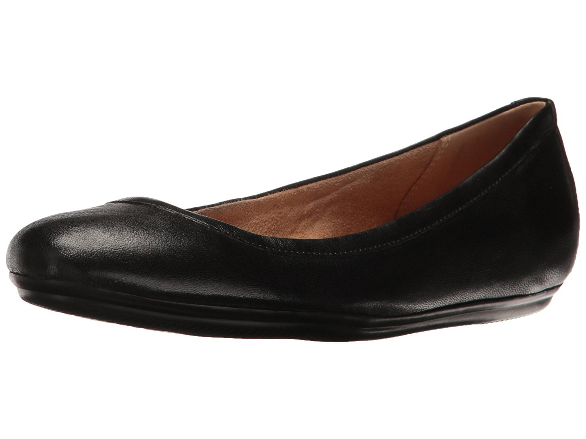 Naturalizer Womens Brittany Leather Closed Toe Slide Flats | Walmart Canada
