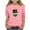 Pink10, variant on WQNVRNR Unisex Kids St. Patrick's Day Graphic Shirt- Casual Crew Neck 3/4 Sleeve Spring Tops Festive Shirt for Boys Girls Green Size 5