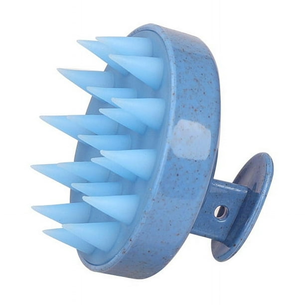 1 peine de silicona suave para masaje del cuero cabelludo, cepillo para champú, cepillo para lavar el cabello, cepillo de ducha, herramienta de peluquería para masaje de cabeza